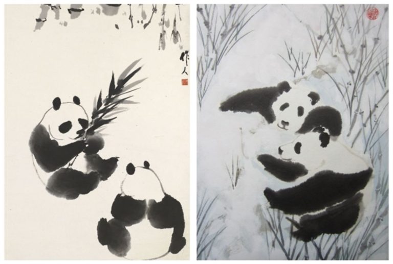 Chinese Brush Painting   Pandas   785x525 1  1270625348 768x517